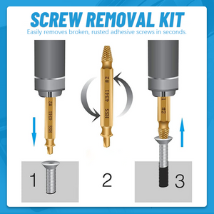 Double Head Screw extractor Kit
