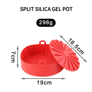 2-in-1 Air Fryer Silicone Pot